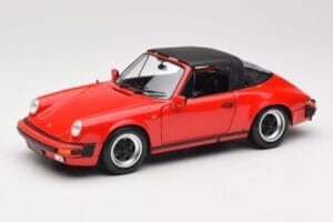 Porsche 911 930 Carrera Targa 3.2 Guards Red Minichamps 1:18 100063061 Pressofusione — immagine 3 di 9