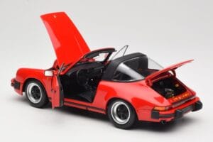 Porsche 911 930 Carrera Targa 3.2 Guards Red Minichamps 1:18 100063061 Pressofusione — immagine 6 di 9