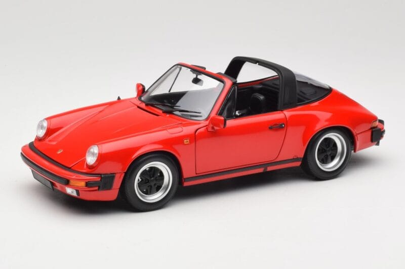 Porsche 911 930 Carrera Targa 3.2 Guards Red Minichamps 1:18 100063061 Pressofusione