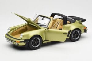 Porsche 911 930 Turbo Targa Verde Metallizzato Norev 1:18 187526 Pressofusione — immagine 2 di 10