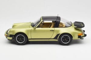 Porsche 911 930 Turbo Targa Verde Metallizzato Norev 1:18 187526 Pressofusione — immagine 5 di 10