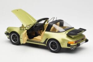 Porsche 911 930 Turbo Targa Verde Metallizzato Norev 1:18 187526 Pressofusione — immagine 7 di 10