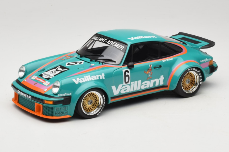 Porsche 911 934 Vaillant #6 B. Wollek Winner Norisring DRM 1976 Minichamps 1:18 155766406 Pressofusione