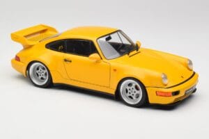 Porsche 911 964 3.8 RS Speed Yellow Solido 1:18 S1803401 Pressofusione — immagine 5 di 7