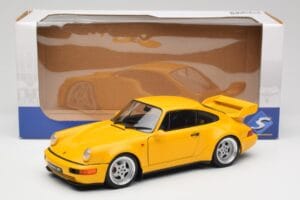 Porsche 911 964 3.8 RS Speed Yellow Solido 1:18 S1803401 Pressofusione — immagine 7 di 7