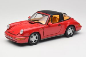 Porsche 911 964 Carrera 2 Targa Rosso Anson 1:18 30305-W Pressofusione