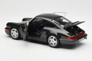 Porsche 911 964 Carrera 4 Verde Metallizzato Norev 1:18 187321 Pressofusione — immagine 5 di 8