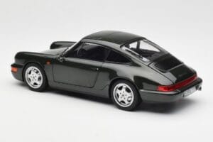 Porsche 911 964 Carrera 4 Verde Metallizzato Norev 1:18 187321 Pressofusione — immagine 7 di 8
