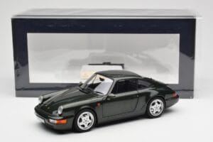 Porsche 911 964 Carrera 4 Verde Metallizzato Norev 1:18 187321 Pressofusione — immagine 8 di 8