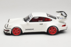 Porsche 911 964 RWB Hoonigan Bianco GT Spirit 1:18 GT732 Resina — immagine 3 di 6