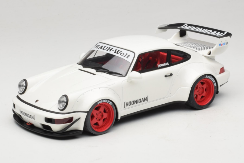 Porsche 911 964 RWB Hoonigan Bianco GT Spirit 1:18 GT732 Resina