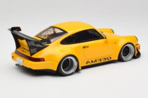 Porsche 911 964 RWB Keema Yellow GT Spirit 1:18 GT492 Resina — immagine 2 di 6