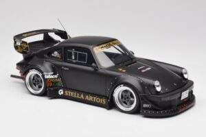 Porsche 911 964 RWB Stella Artois Bumper Delete GT Spirit 1:18 GT918 Resina — immagine 4 di 6