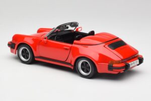 Porsche 911 964 Speedster Rosso Maisto 1:18 37800-M2 Pressofusione — immagine 7 di 8