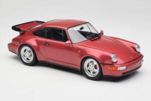 Porsche 911 964 Turbo Rosso Minichamps 1:18 155069102 Pressofusione — immagine 4 di 6