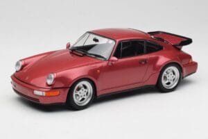 Porsche 911 964 Turbo Rosso Minichamps 1:18 155069102 Pressofusione