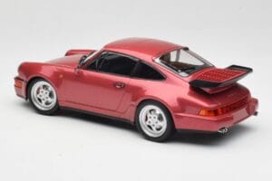 Porsche 911 964 Turbo Rosso Minichamps 1:18 155069102 Pressofusione — immagine 5 di 6