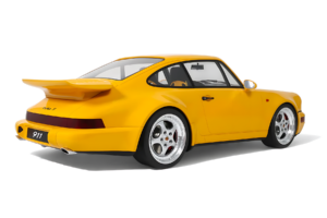Porsche 911 964 Turbo S Speed Yellow GT Spirit 1:8 GTS801701 Resina — immagine 2 di 5