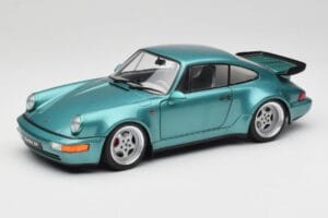 Porsche 911 964 Turbo Wimbledon Green Metallic Solido 1:18 S1803407 Pressofusione