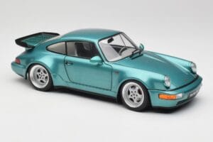 Porsche 911 964 Turbo Wimbledon Green Metallic Solido 1:18 S1803407 Pressofusione — immagine 6 di 8