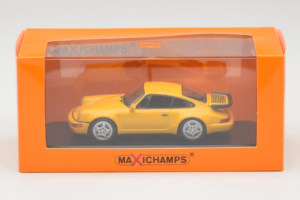 Porsche 911 964 Turbo Giallo MaxiChamps 1:43 940069104 Pressofusione — immagine 4 di 4