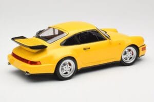 Porsche 911 964 Turbo Giallo Minichamps 1:18 155069100 Pressofusione — immagine 2 di 6