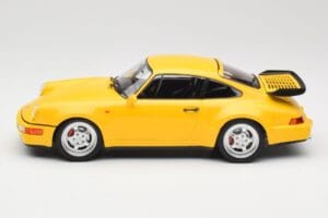 Porsche 911 964 Turbo Giallo Minichamps 1:18 155069100 Pressofusione — immagine 3 di 6