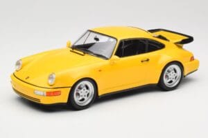 Porsche 911 964 Turbo Giallo Minichamps 1:18 155069100 Pressofusione