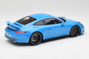 Porsche 911 991 Carrera 4S Aerokit Blu GT Spirit 1:18 GT085 Resina — immagine 2 di 6