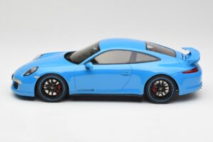 Porsche 911 991 Carrera 4S Aerokit Blu GT Spirit 1:18 GT085 Resina — immagine 3 di 6