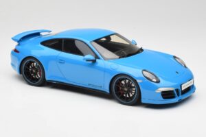 Porsche 911 991 Carrera 4S Aerokit Blu GT Spirit 1:18 GT085 Resina — immagine 4 di 6
