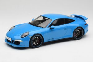 Porsche 911 991 Carrera 4S Aerokit Blu GT Spirit 1:18 GT085 Resina