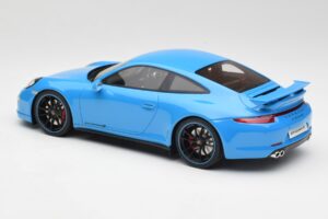 Porsche 911 991 Carrera 4S Aerokit Blu GT Spirit 1:18 GT085 Resina — immagine 5 di 6