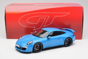 Porsche 911 991 Carrera 4S Aerokit Blu GT Spirit 1:18 GT085 Resina — immagine 6 di 6