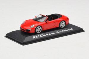 Porsche 911 991 Carrera Cabriolet Rosso Minichamps 1:43 WAP0200120C Pressofusione — immagine 2 di 4