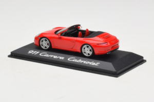 Porsche 911 991 Carrera Cabriolet Rosso Minichamps 1:43 WAP0200120C Pressofusione — immagine 3 di 4