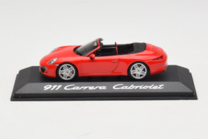 Porsche 911 991 Carrera Cabriolet Rosso Minichamps 1:43 WAP0200120C Pressofusione
