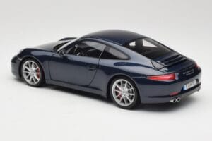 Porsche 911 991 Carrera S Blue Metallic Minichamps 1:18 WAP0210200C Pressofusione — immagine 7 di 8