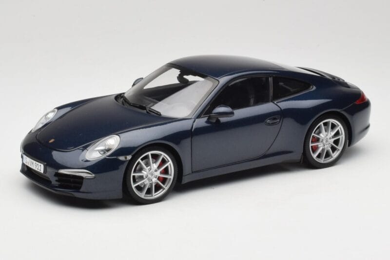 Porsche 911 991 Carrera S Blue Metallic Minichamps 1:18 WAP0210200C Pressofusione