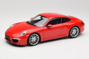 Porsche 911 991 Carrera S Guards Rosso Minichamps 1:18 100061020 Pressofusione
