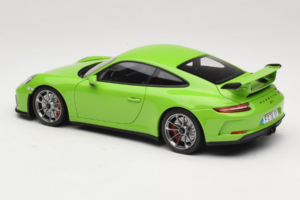 Porsche 911 991 GT3 Verde Shmee150 Minichamps 1:18 110067025 Pressofusione — immagine 7 di 8