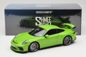 Porsche 911 991 GT3 Verde Shmee150 Minichamps 1:18 110067025 Pressofusione — immagine 8 di 8