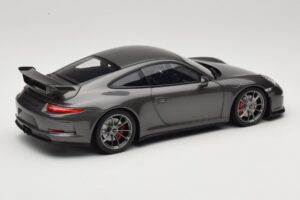 Porsche 911 991 GT3 Grey Metallic Minichamps 1:18 110062720 Pressofusione — immagine 3 di 8
