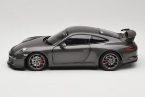 Porsche 911 991 GT3 Grey Metallic Minichamps 1:18 110062720 Pressofusione — immagine 4 di 8
