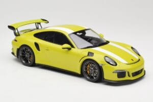Porsche 911 991.1 GT3 RS Lizard Green & Stripes Minichamps 1:18 155066224 Pressofusione — immagine 4 di 6