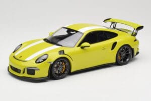 Porsche 911 991.1 GT3 RS Lizard Green & Stripes Minichamps 1:18 155066224 Pressofusione