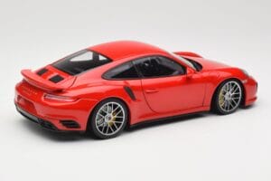 Porsche 911 991 Turbo S Guards Red Minichamps 1:18 110067122 Pressofusione — immagine 3 di 8