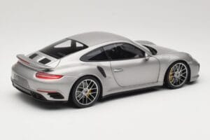 Porsche 911 991 Turbo S Argento Minichamps 1:18 113067126 Pressofusione — immagine 3 di 8