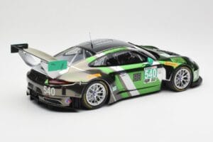 Porsche 911 991.1 GT3 R #540 Black Swan Racing P. Long / T. Pilgrim 24h Daytona 2016 Minichamps 1:18 155166540 Pressofusione — immagine 2 di 6