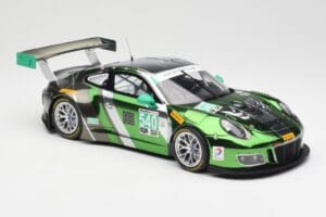 Porsche 911 991.1 GT3 R #540 Black Swan Racing P. Long / T. Pilgrim 24h Daytona 2016 Minichamps 1:18 155166540 Pressofusione — immagine 4 di 6